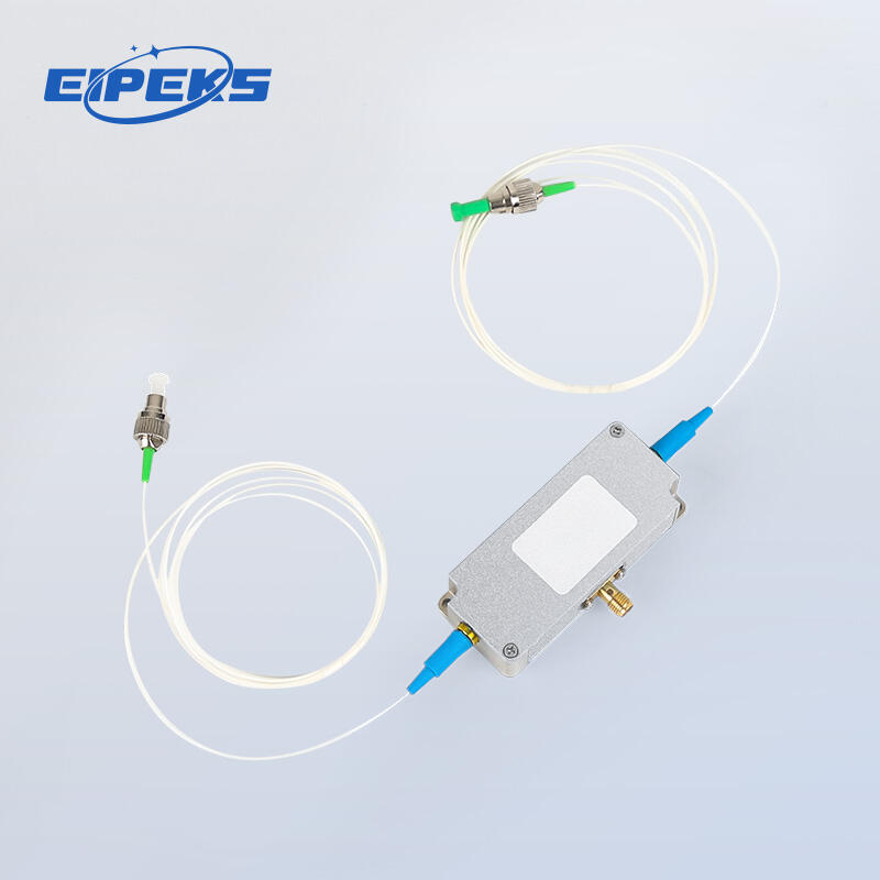 Fiber-coupled acousto-optic modulator (FAOM)