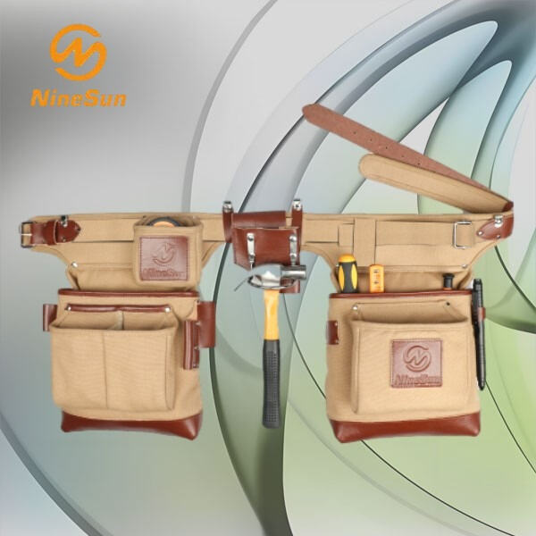 Maximize efficiency with a tool bag that hangs on your bel