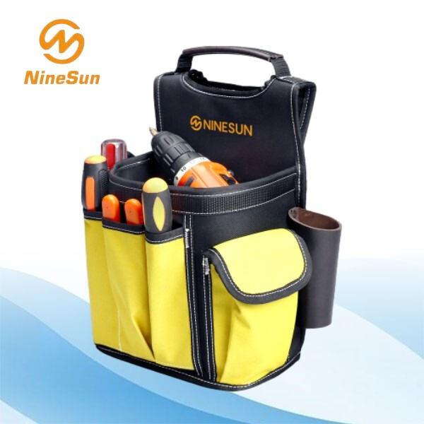 Stay prepared on the go with a compact black tool bag