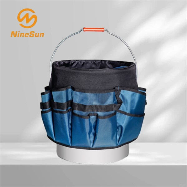 Keep your work space clutter-free with a tool bucket bag