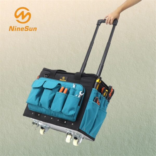 Trzymaj wszystkie swoje niezbędne narzędzia pod ręką dzięki torbie na narzędzia, która oferuje sporo miejsca do przechowywania.