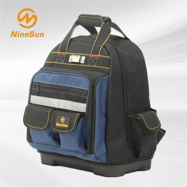 Stay organized and mobile with a rolling tool backpack