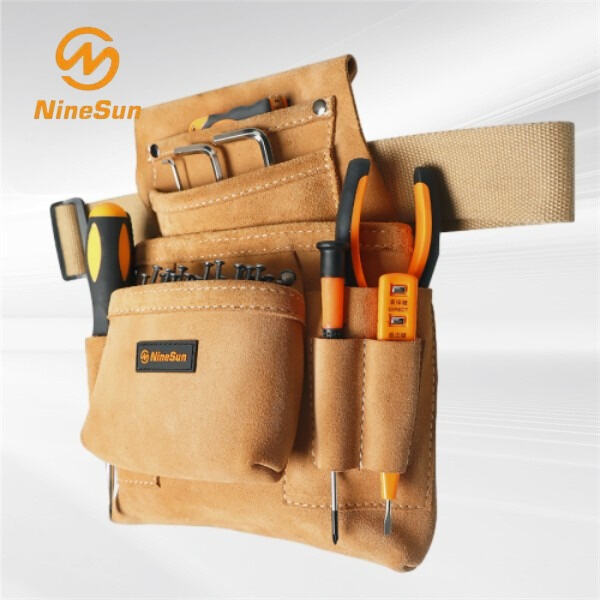 الاستدامة لحزام أدوات جلدي