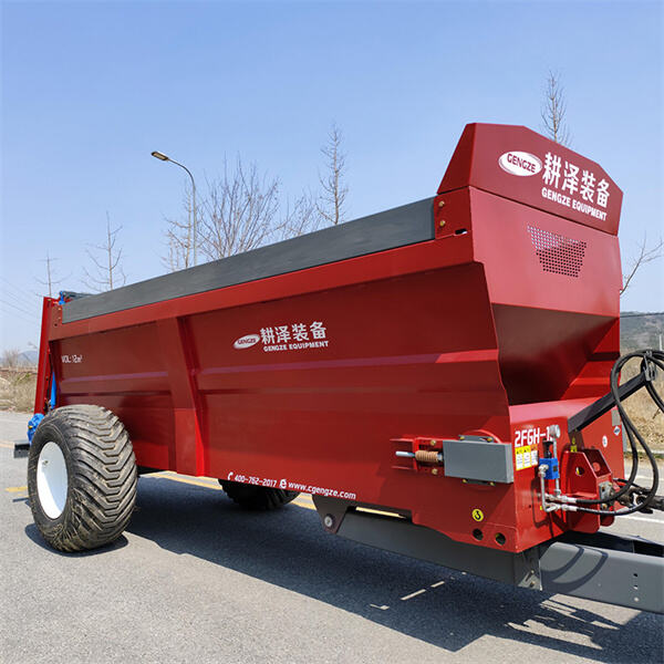 Ensuring even distribution of nutrients with a farm fertilizer spreader