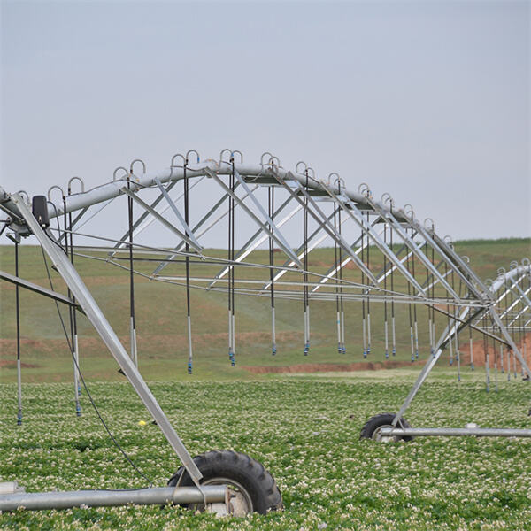 Sustainable farming practices using circle pivot irrigation systems