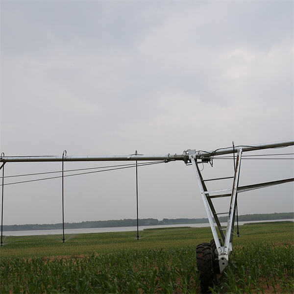 Improving crop yields through pivot irrigation technology