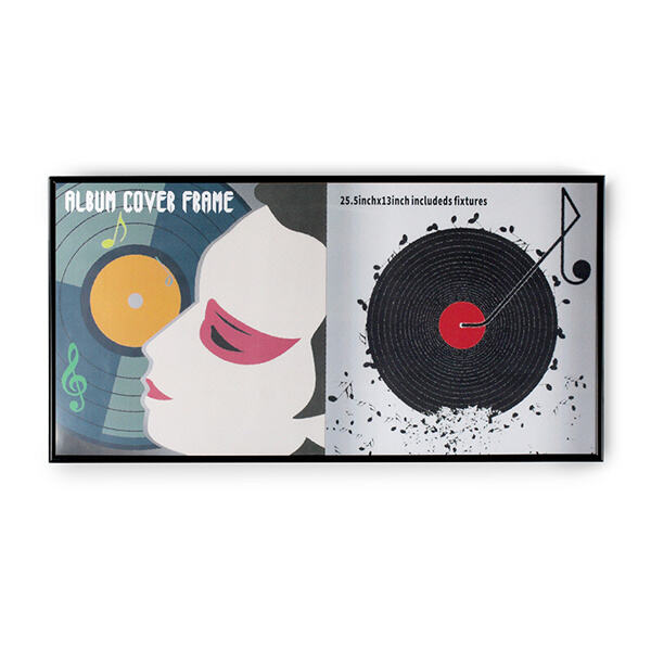 Behalten Sie Ihre Schallplatten in einem Rahmen sicher und stylish.