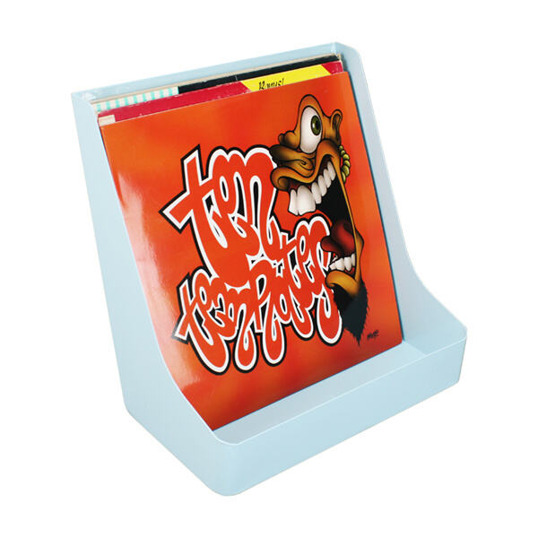 Lagern und präsentieren Sie Ihre Schallplatten bequem in einem modernen Halter.