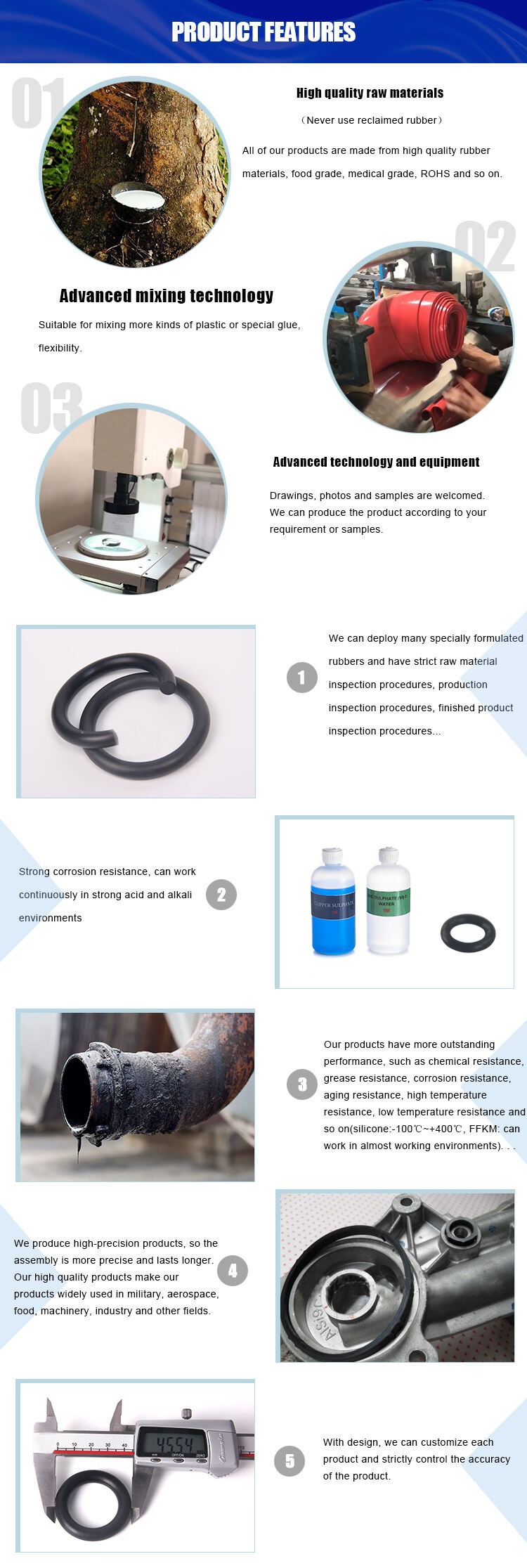 product different sizes of rubber plugs selected different shapes are suitable for rubber plugs in different environments-6
