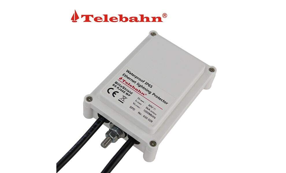 Ethernet överspänningsskydd utomhus Vattentät IP65 POE Gigabit nätverk SPD 1000Mbit/s RJ45 48V CAT6 överspänningsskydd