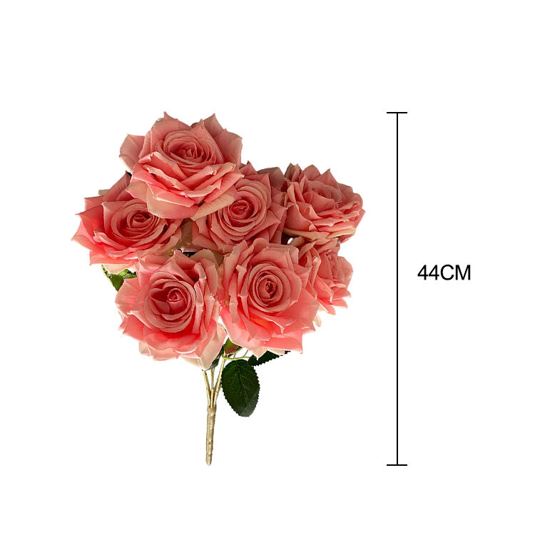 product 7 heads big horn  lover rose cheap wholesale artificial flowers dekoration-53