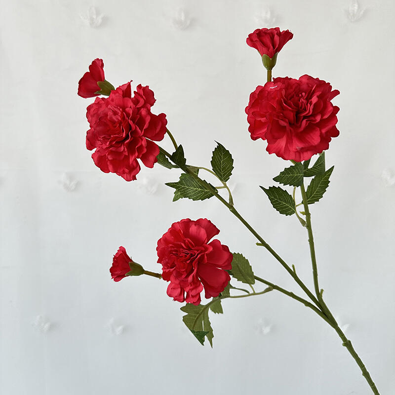 product yu hao lotus peony silk dahlia flower for christmas and graduation three headed design for flower wall backdrop sale-54