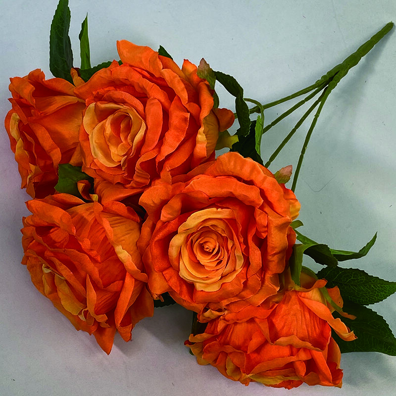 product wed decor flower 5 head thai queen rose valentines day gift 2023-54