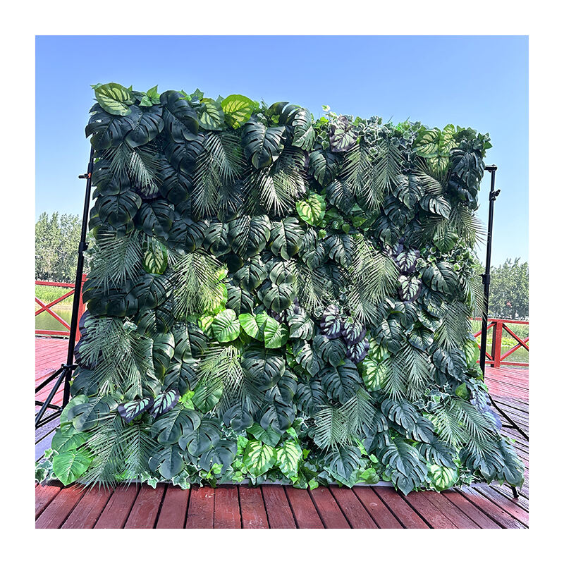 MYQ12 Artificial Grass Wall Panels Plastic Greenery Plant Wall Grass Artificial Grass Wall Backdrop For Home Restaurant Indoor D manufacture