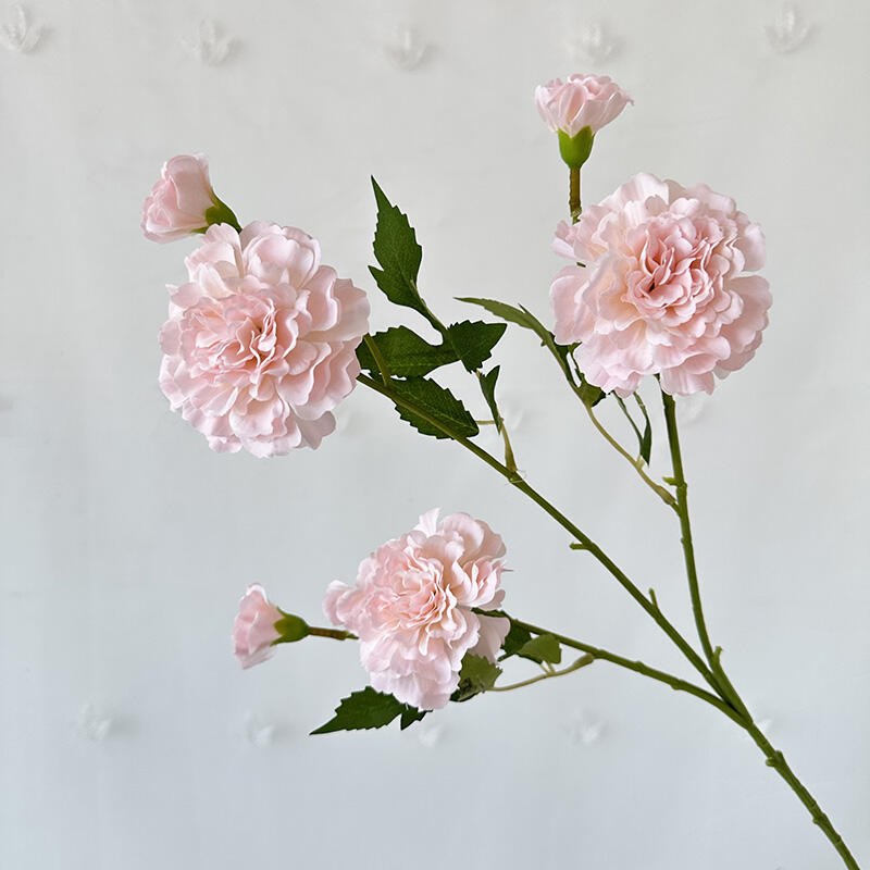 product yu hao lotus peony silk dahlia flower for christmas and graduation three headed design for flower wall backdrop sale-53