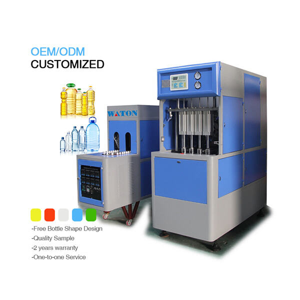 Rationalis processus productionis cum machina pet stretch blow molding