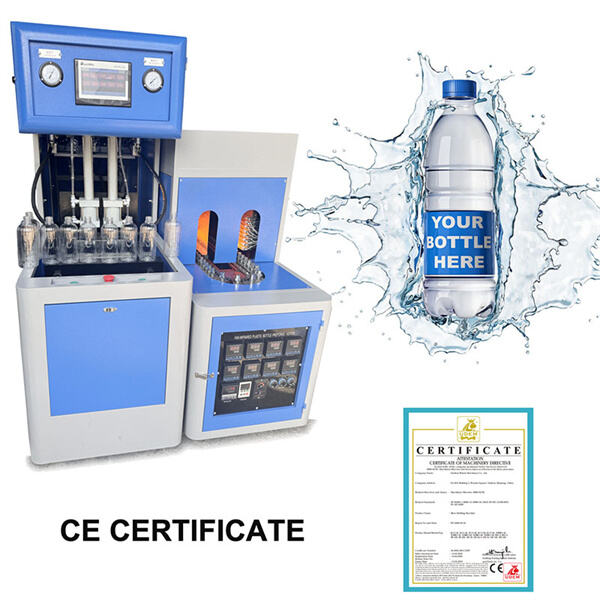 Small water bottle making machine enhances productivity and speeds up production.