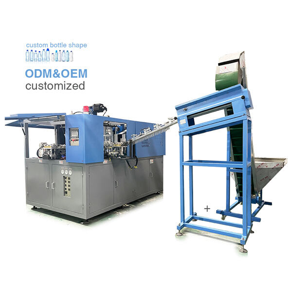 Increasing output and reducing labor costs with automated pet bottle production.