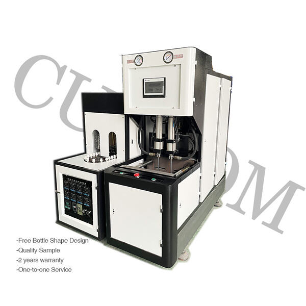 Save on production costs with the Semi Auto Bottle Blower's energy-efficient operation.
