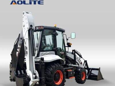 Hydraulic Quick Couplers Cut Tool Change Time on AOLITE Backhoe Loaders