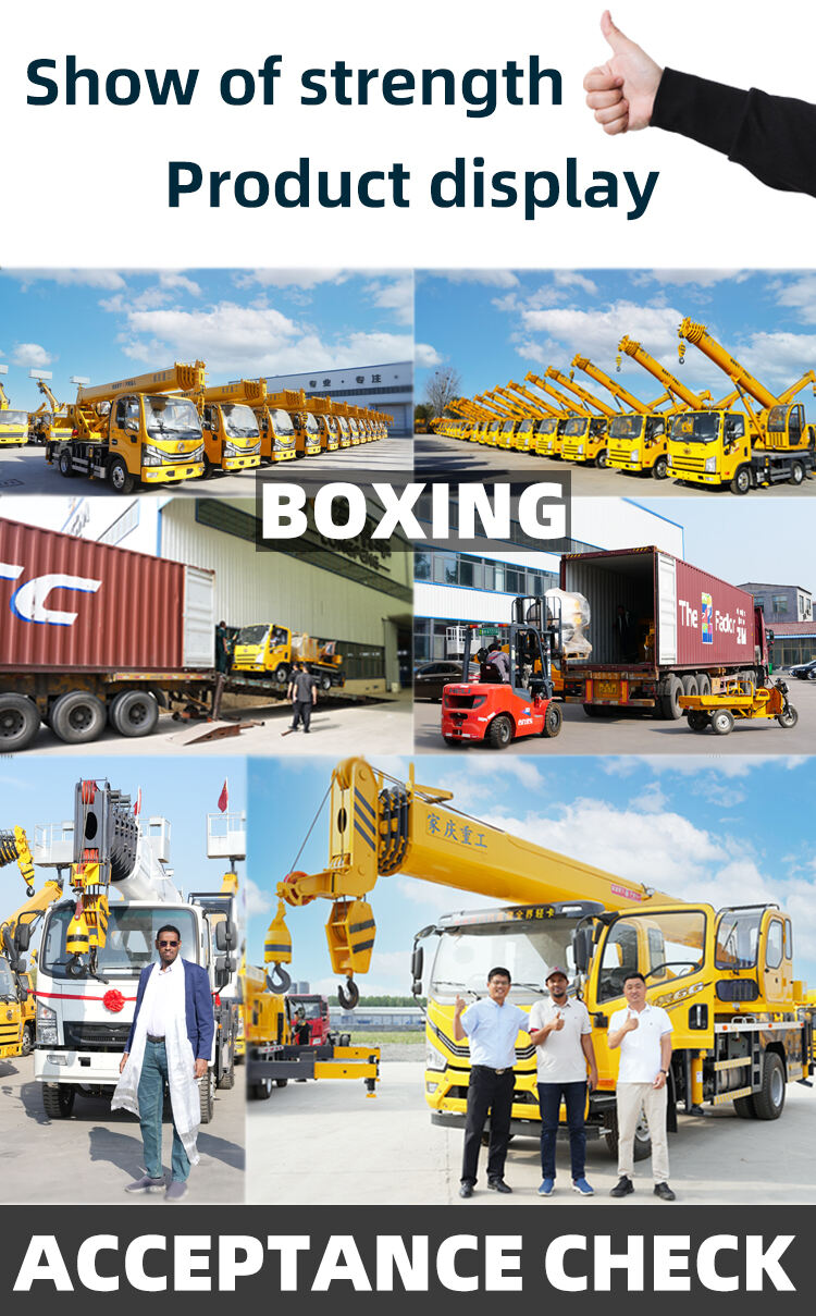 product jqcm china truck mounted crane manufacturers truck crane juguete used 5 ton car crane for construction work-138