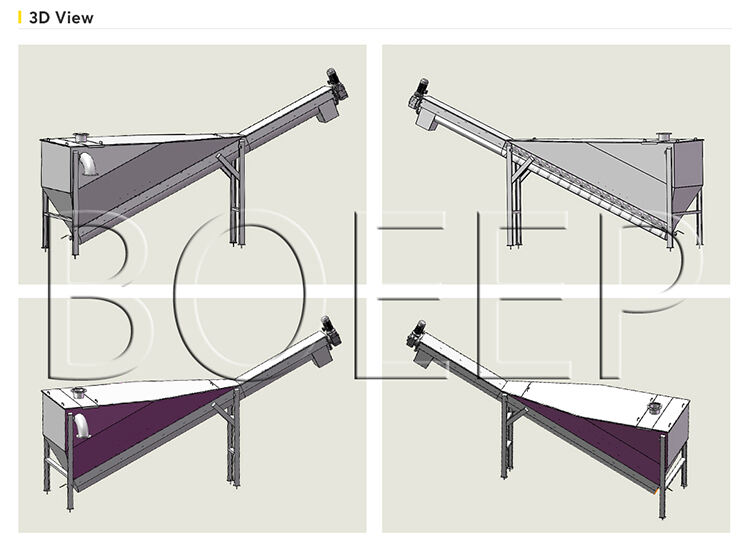 Easy Operation Stainless Steel Shaftless Screw Grit Removal For Municipal Waste Water Treatment Plant Model WSF supplier