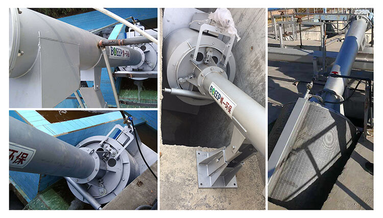 inclined mechanical stainless steel sus316/304 rotary trommel drum trash spiral screen filter machine in wastewater channel manufacture