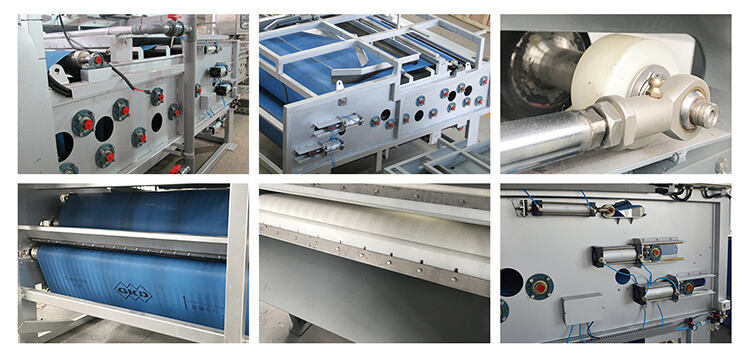 Tannery Waste Water Treatment Plant Belt Filter Press Equipment Ss304 316 Sludge Dewatering System details