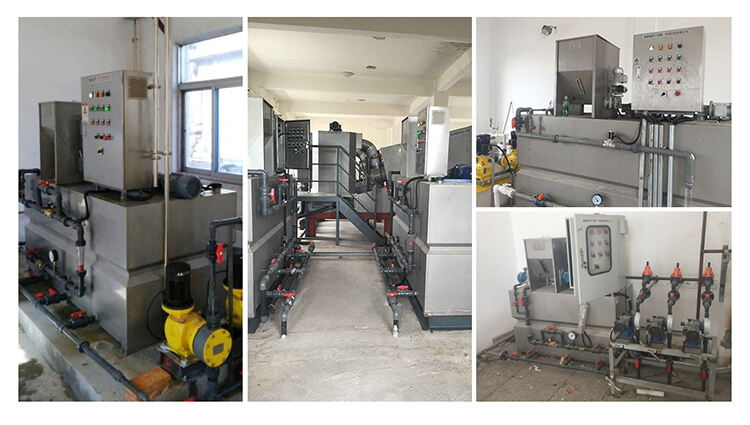 Water treatment chemical dosing system automatic polymer dosing machine and filling unit factory