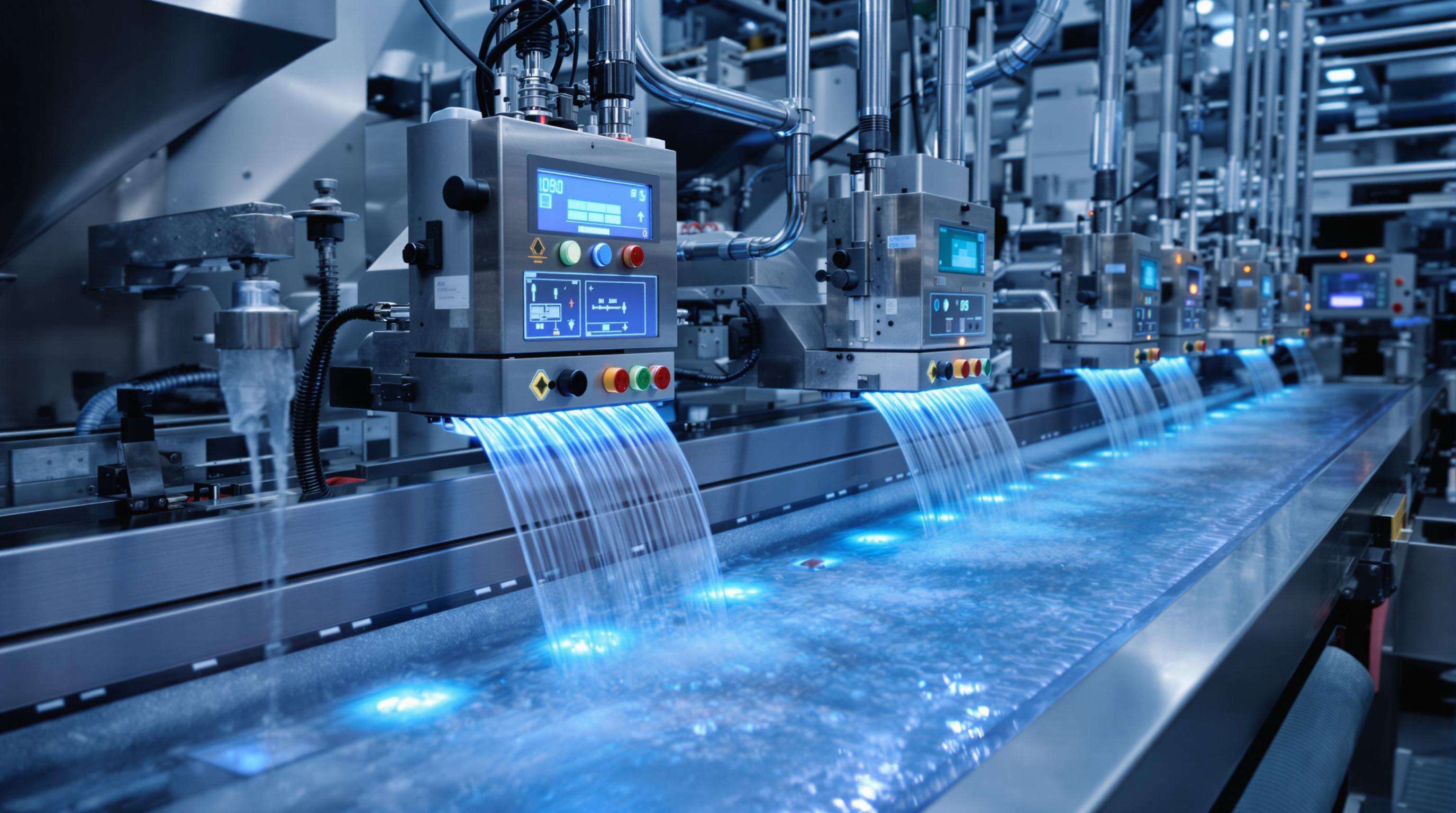 Automated sensors monitoring ozone levels in a high-tech vegetable processing line