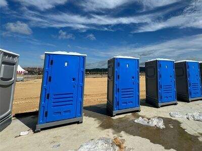 Outdoor Portable Restrooms Designed for Construction and Infrastructure Sites
