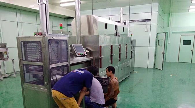 Myanmar watch dial five axis online automatic painting and drying line