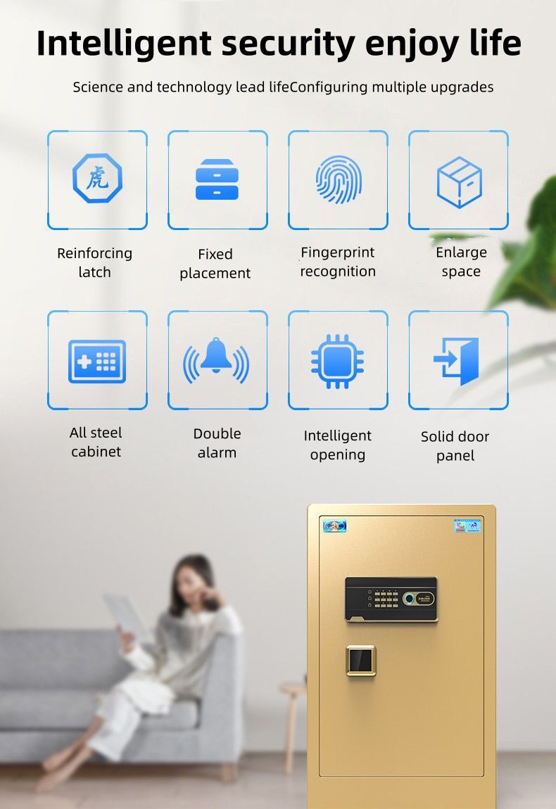 product security anti theft home office semiconductor fingerprint password electronic safe-3