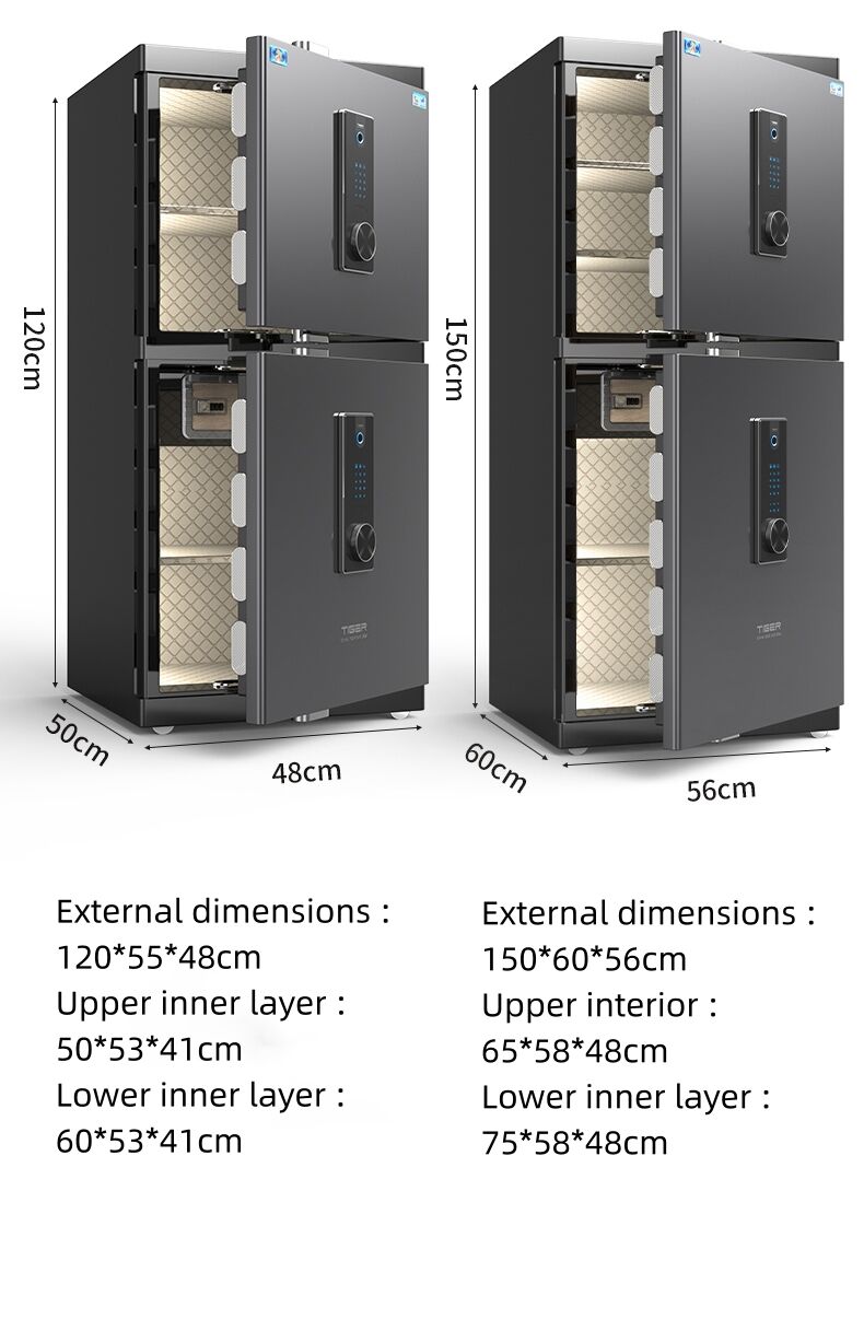 Tiger brand home office large safe fingerprint password security safe manufacture