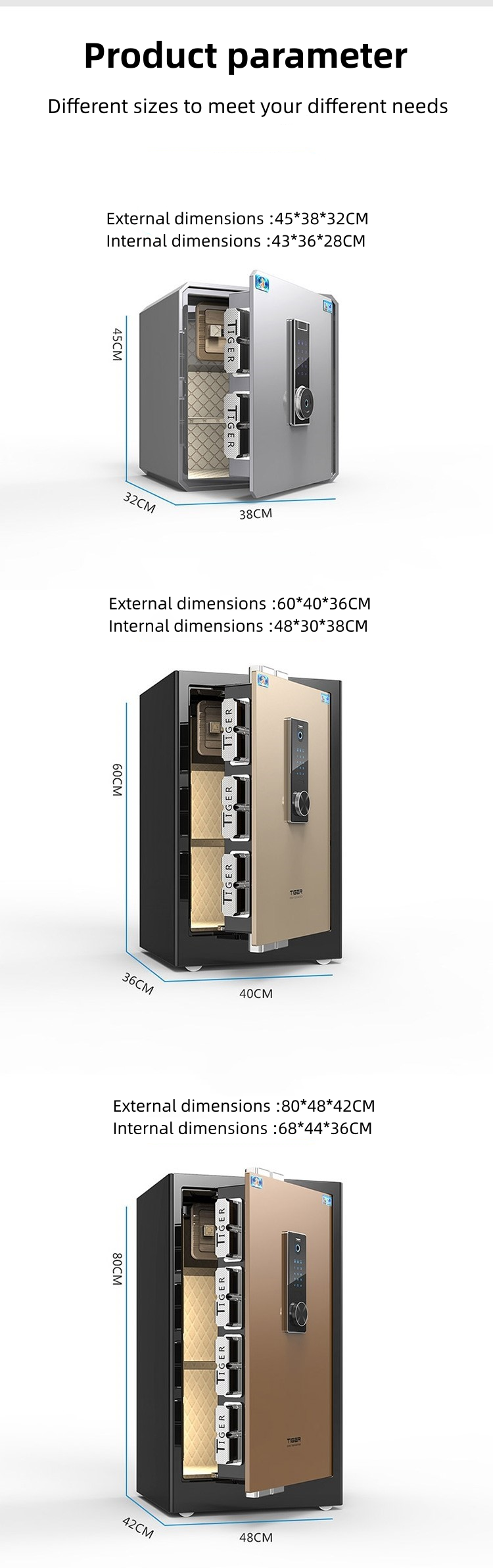 Cheap metal small digital money safe electronic box for sales promotion factory