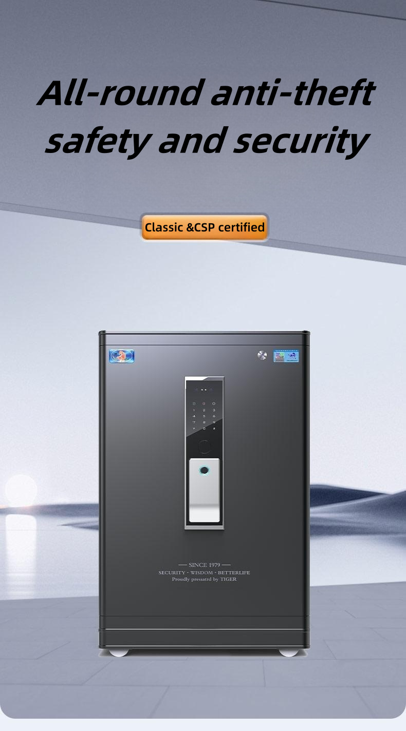 Money security Fingerprint password protects the safe of valuables factory