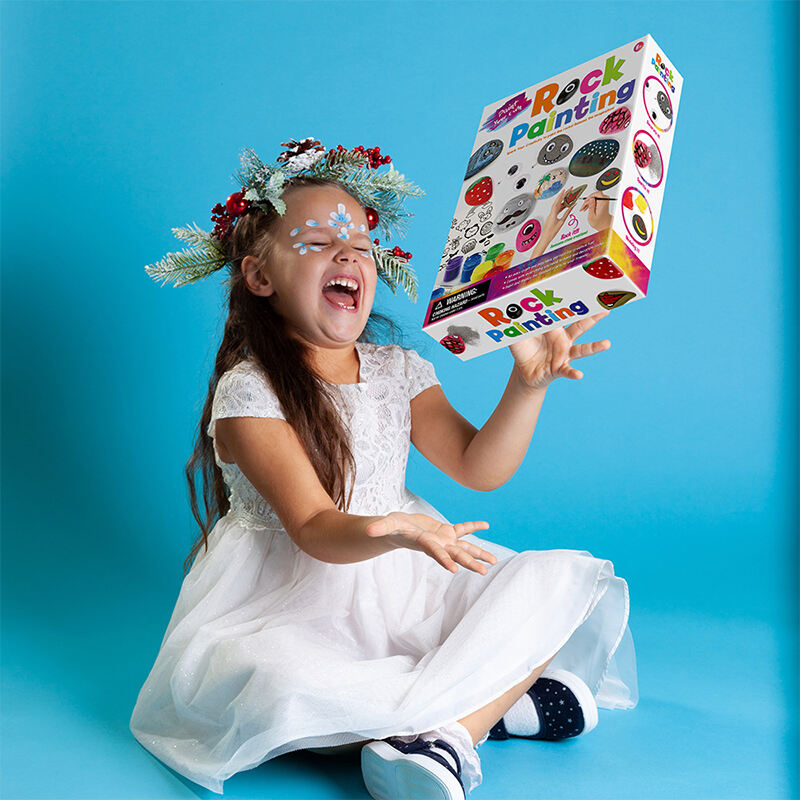 product factory wholesale steam teaching materials painting toys child diy creative stone painted pebbles set-7