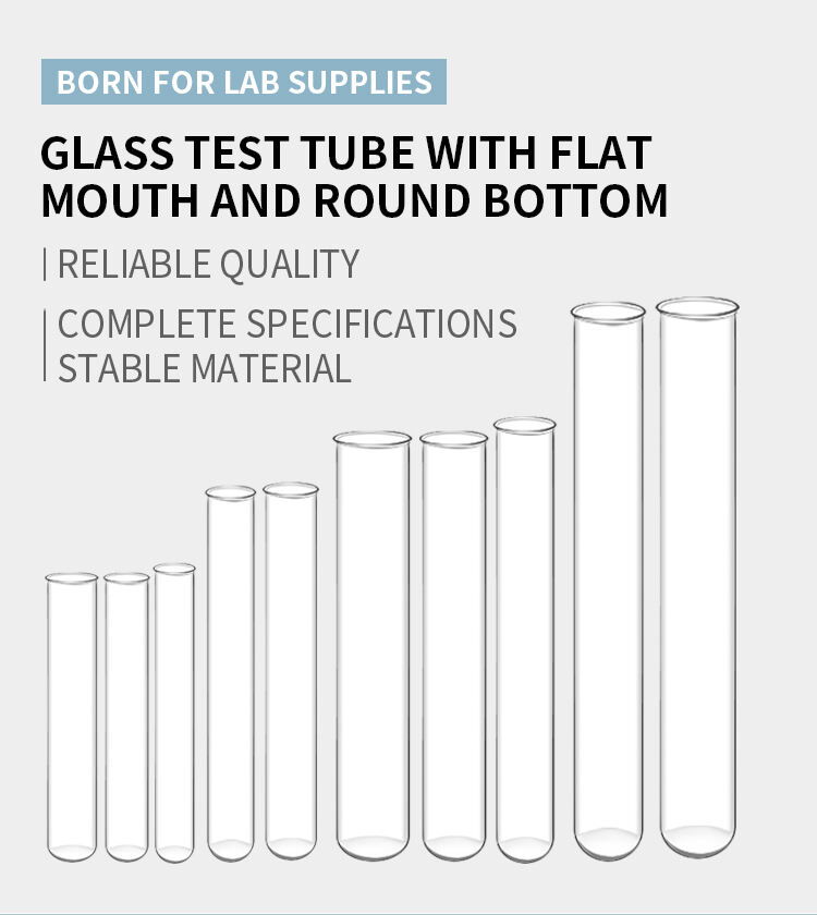 product good quality chemistry laboratory boro33 glass round bottom strong and durable coiled test tube-60