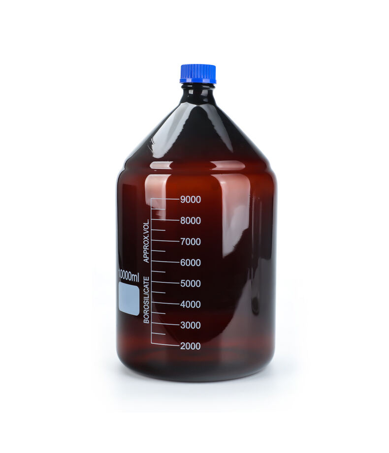 product lab 3l 5l 10l 20l gl45 borosilicate glass transparent  amber brown reagent bottle-56