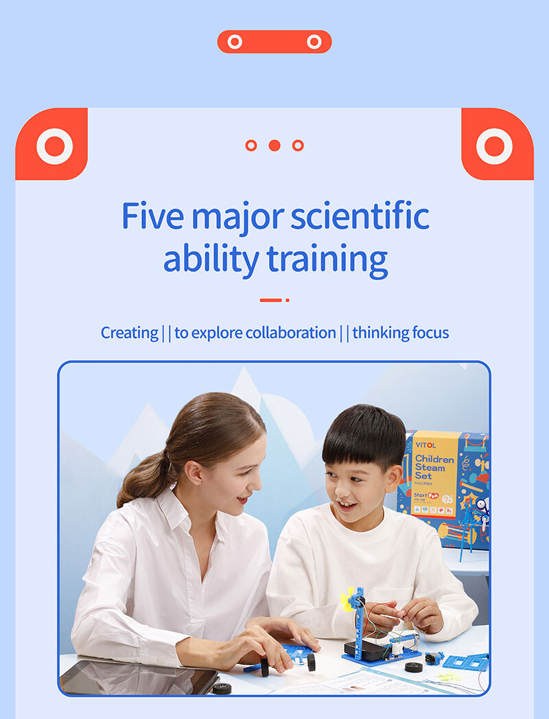 product steam toys educational science toys childrens science experiment educational set-15