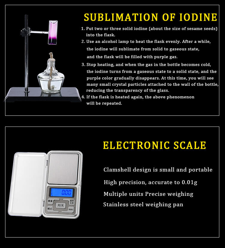 new design multi-functional lab experiment kit with Chemical reagent