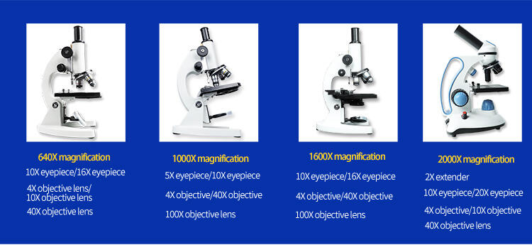 hot sale cheapest price teaching apparatus student 640X medical Lab microscope