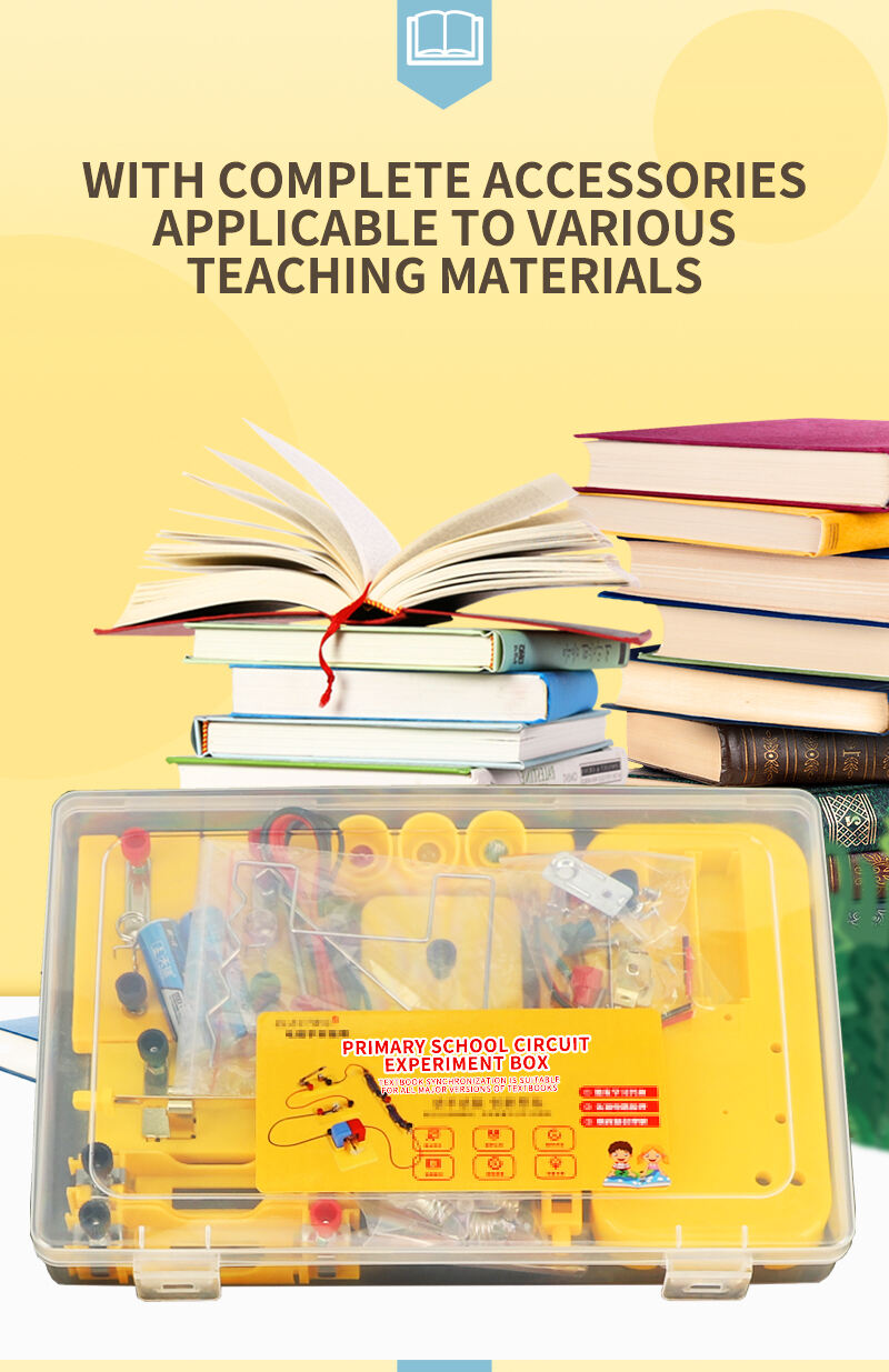 product factory price  primary school magnetism experiment kit experiment circuit box sets physics kits-6