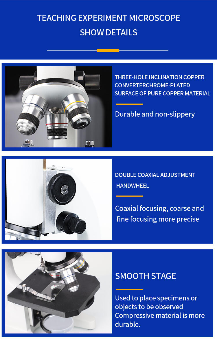 hot sale cheapest price teaching apparatus student 640X medical Lab microscope