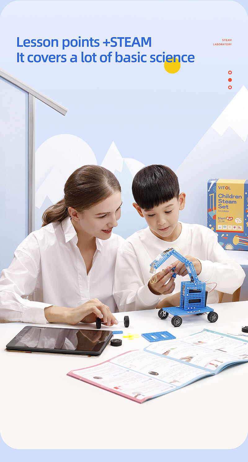 product steam toys educational science toys childrens science experiment educational set-5