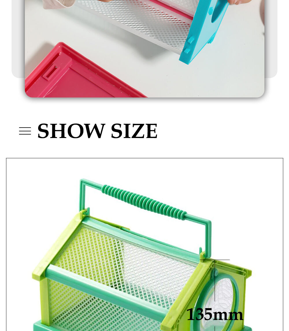 product professional manufacturer insect observation box with trap set transparent collector observation box for kid-4