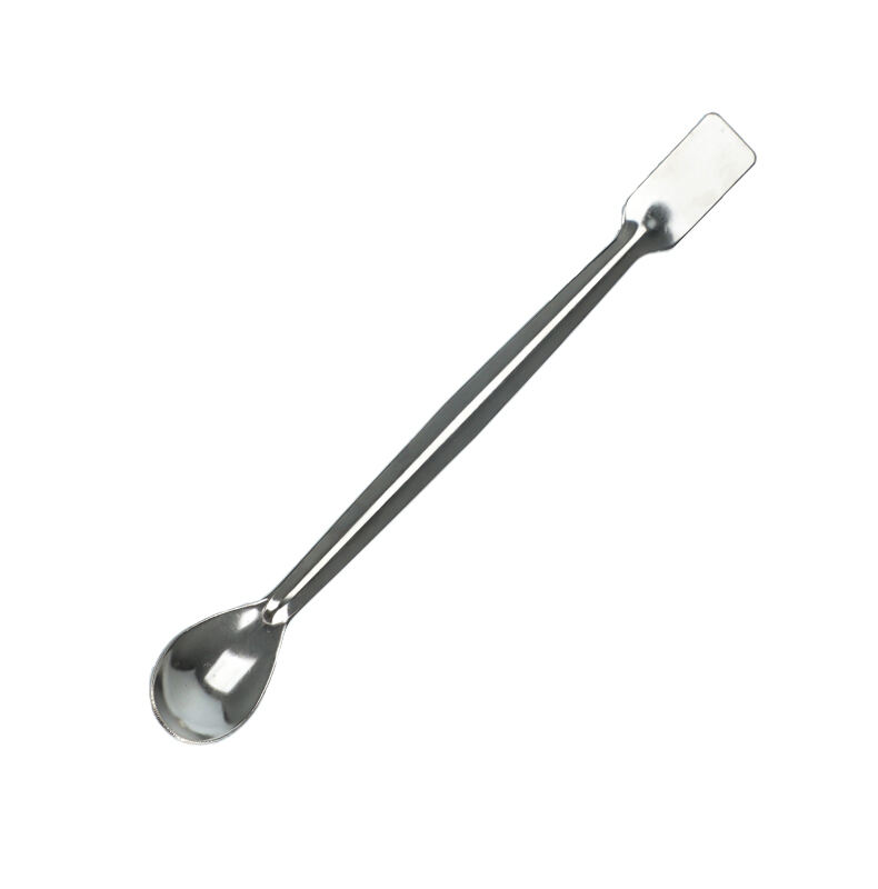 product lab stainless steel square tail spoon double head one spoon one scraper spatula-57