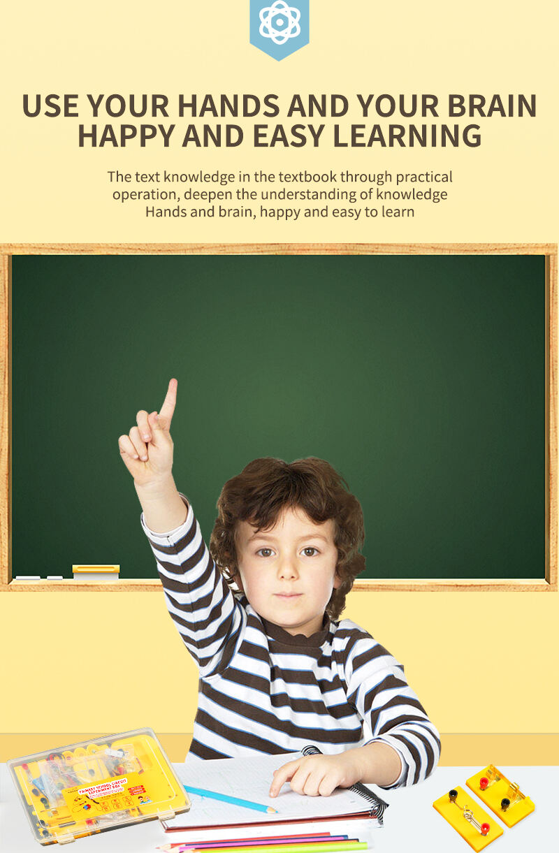 product factory price  primary school magnetism experiment kit experiment circuit box sets physics kits-7