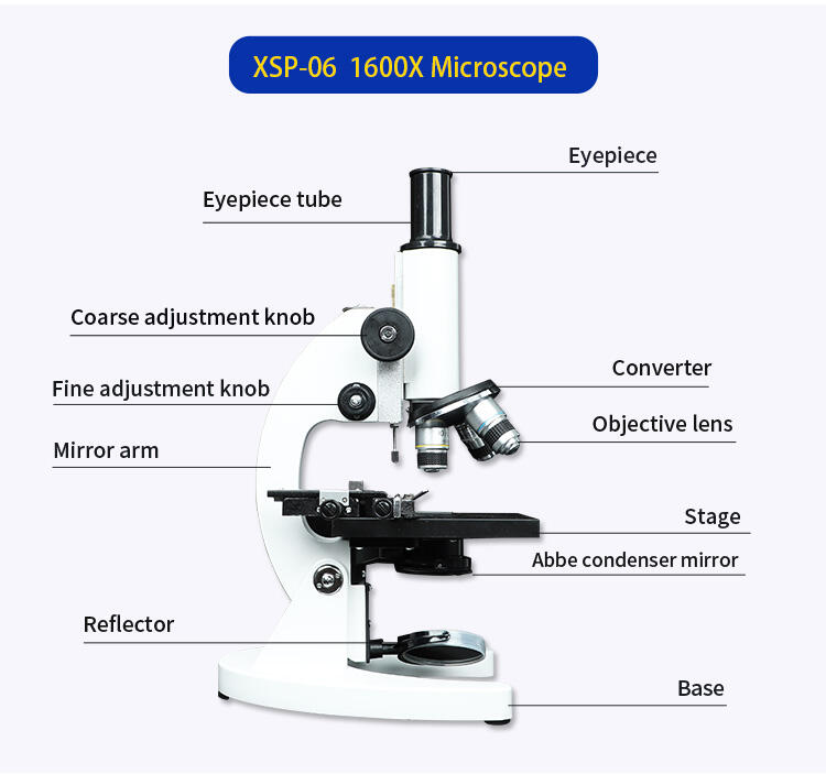 hot sale cheapest price teaching apparatus student 640X medical Lab microscope