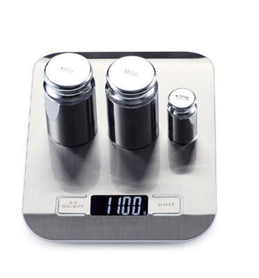 product new portable stainless steel 5kg digital kitchen scale weighing food electronic scale-2